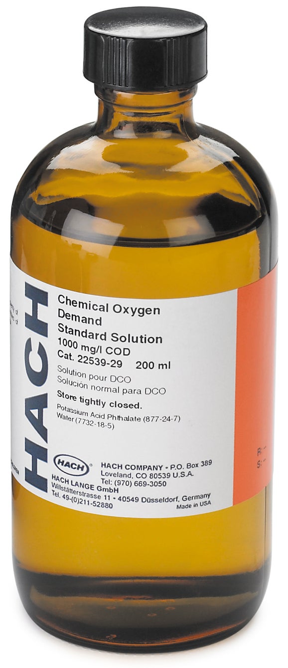 KOI standard oldat, 1000 mg/liter O₂, 200 ml